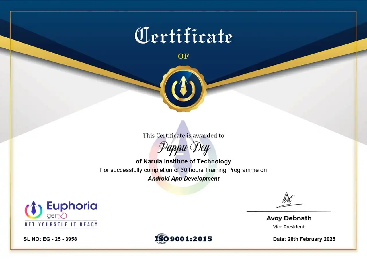 euphoriaGenX certification